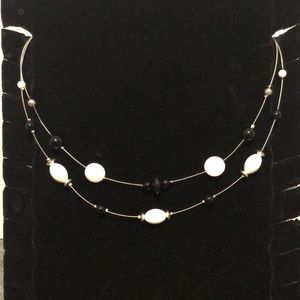 Black and White Necklace